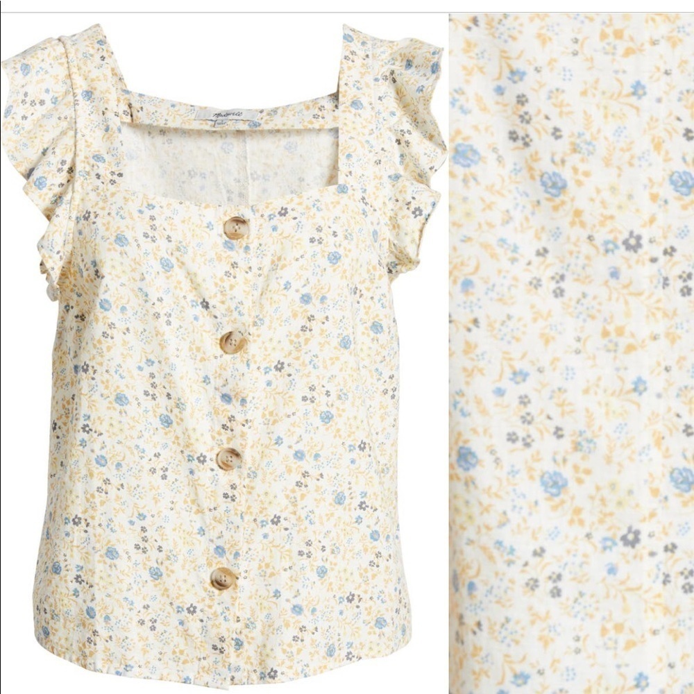 New Madewell Floral Top - Picture 4 of 6